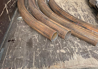 Услуга радиусной гибки металла (стальные отводы)