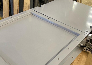 Автоматическая шиберная задвижка нестандартных размеров на заказ